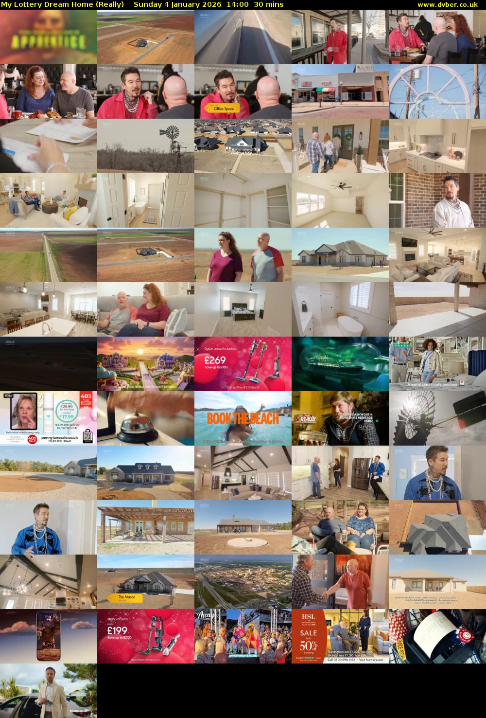 My Lottery Dream Home (Really) Sunday 4 January 2026 14:00 - 14:30