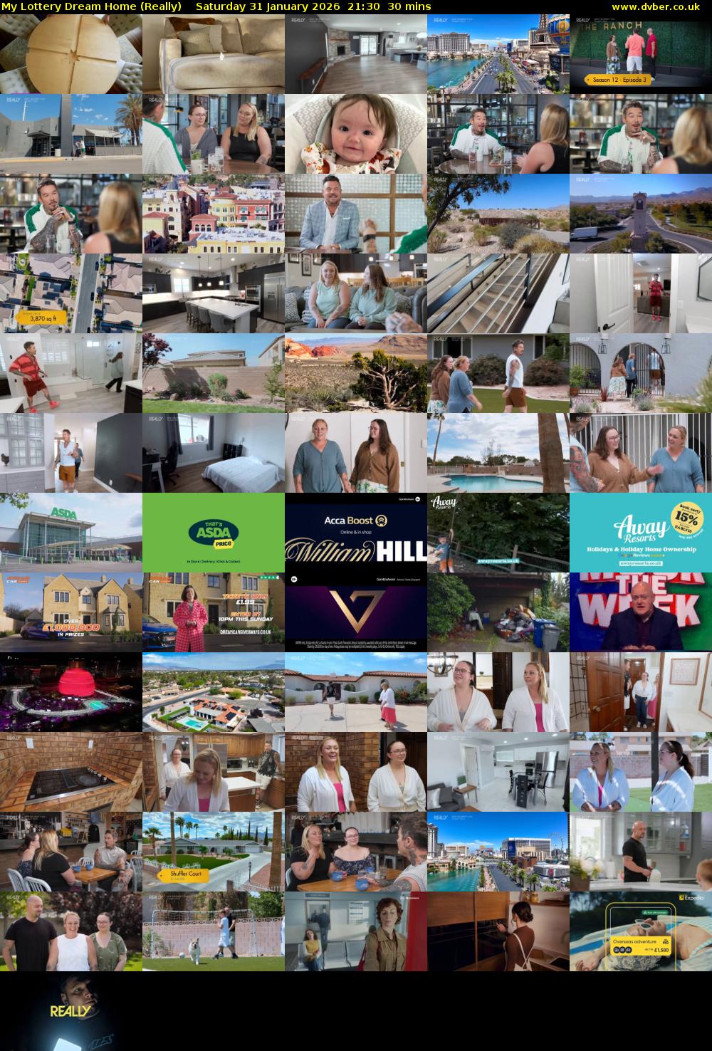 My Lottery Dream Home (Really) Saturday 31 January 2026 21:30 - 22:00