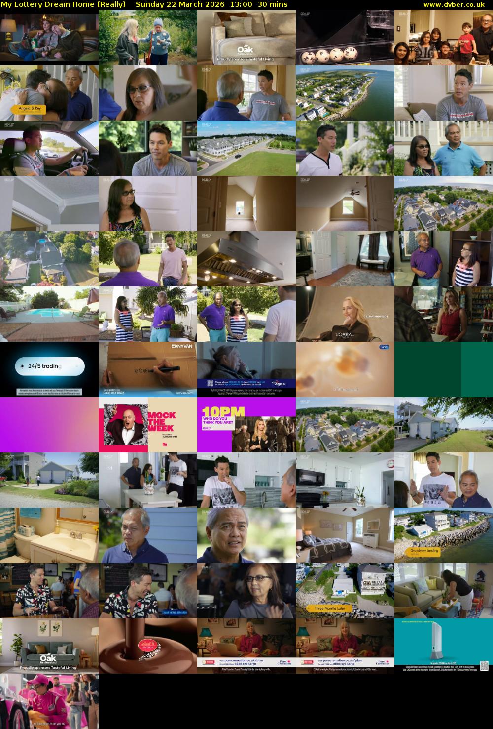 My Lottery Dream Home (Really) Sunday 22 March 2026 13:00 - 13:30