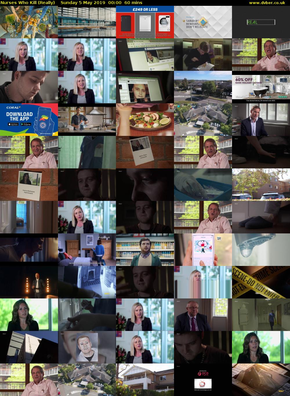 Nurses Who Kill (Really) Sunday 5 May 2019 00:00 - 01:00
