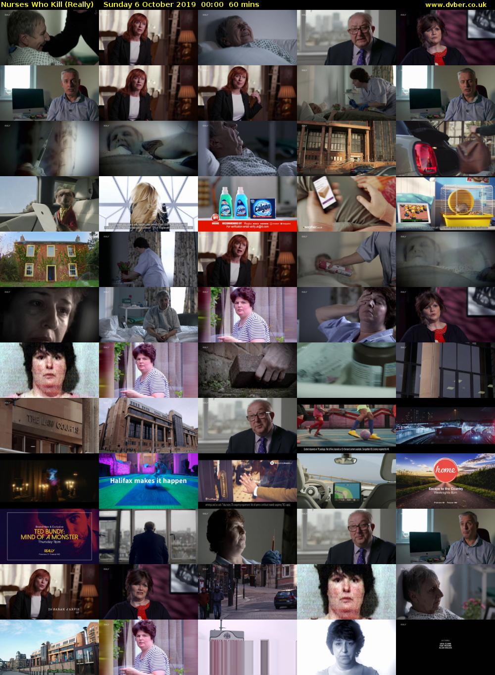 Nurses Who Kill (Really) Sunday 6 October 2019 00:00 - 01:00