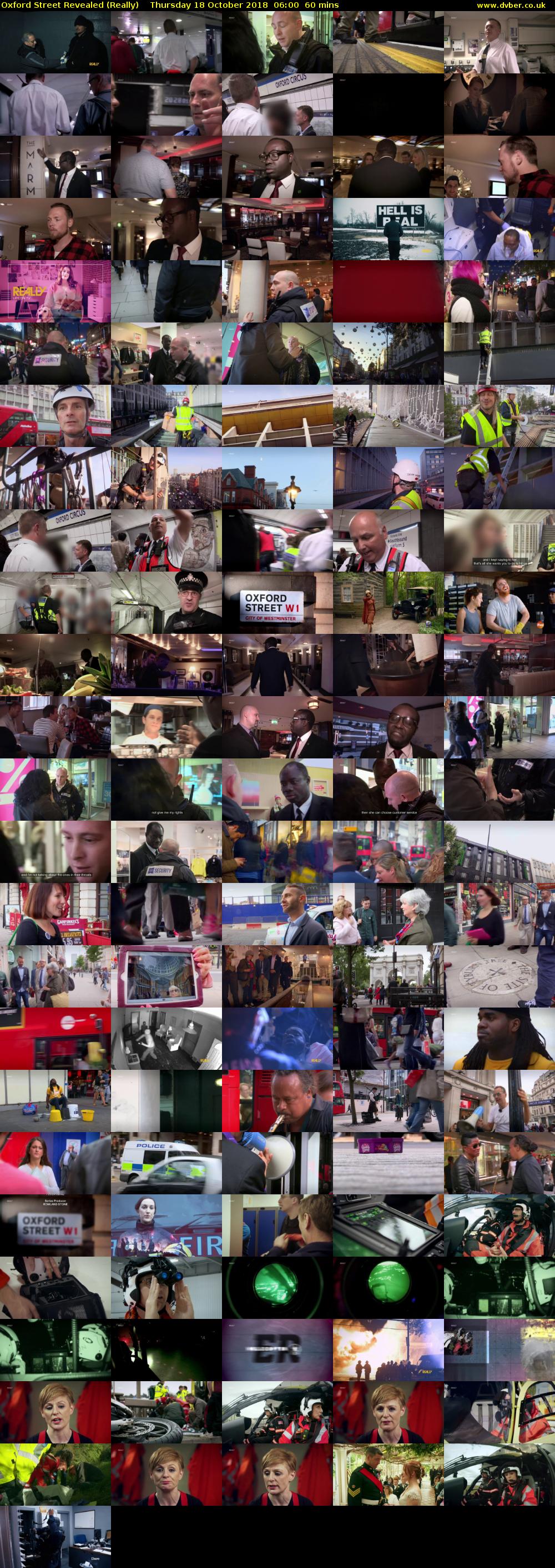 Oxford Street Revealed (Really) Thursday 18 October 2018 06:00 - 07:00