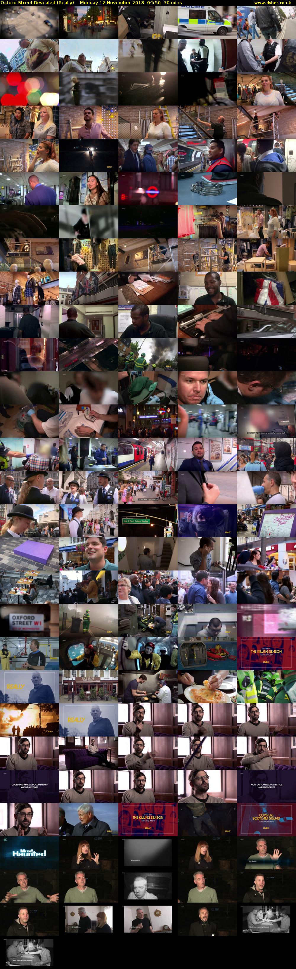 Oxford Street Revealed (Really) Monday 12 November 2018 04:50 - 06:00