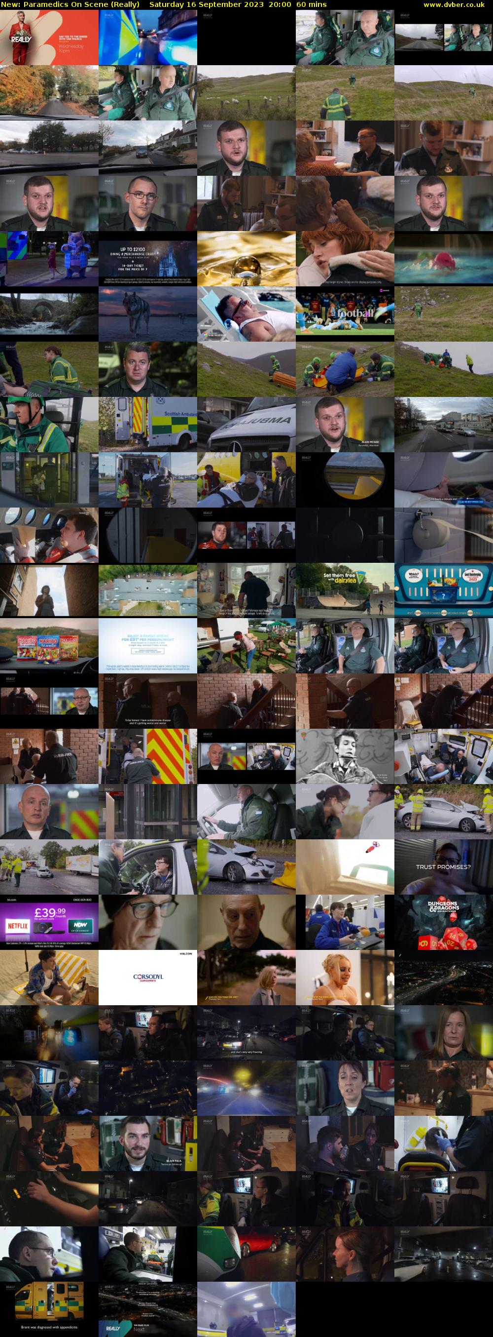 Paramedics On Scene (Really) Saturday 16 September 2023 20:00 - 21:00