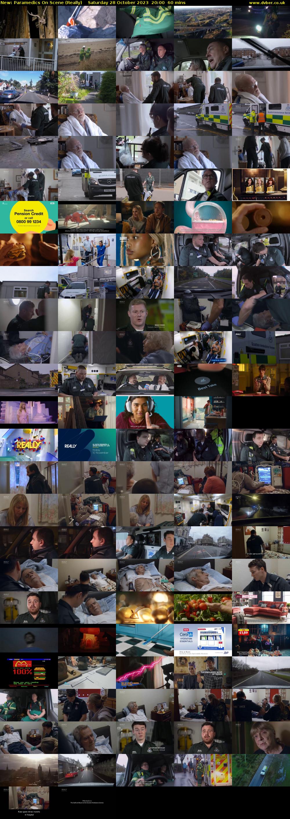 Paramedics On Scene (Really) Saturday 28 October 2023 20:00 - 21:00
