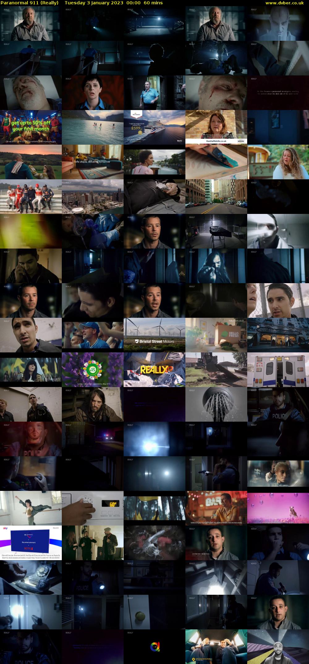 Paranormal 911 (Really) Tuesday 3 January 2023 00:00 - 01:00
