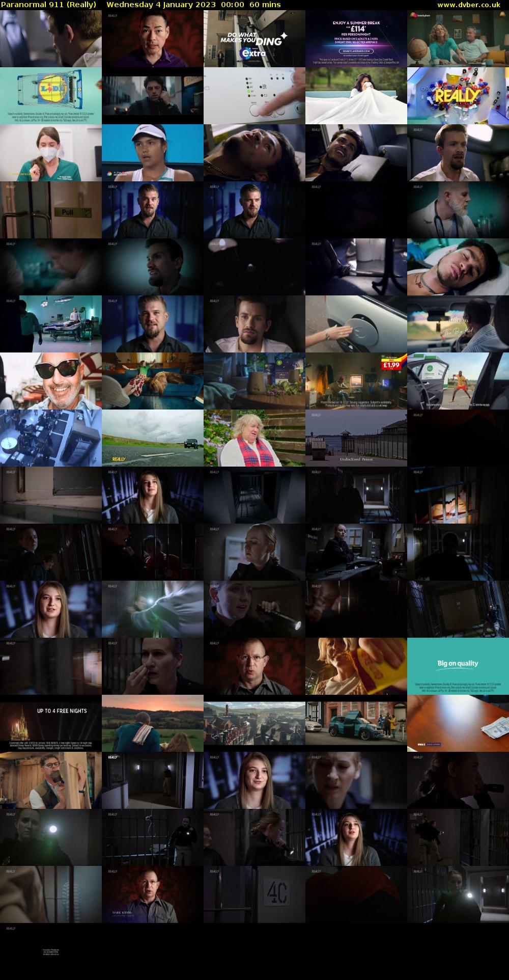 Paranormal 911 (Really) Wednesday 4 January 2023 00:00 - 01:00