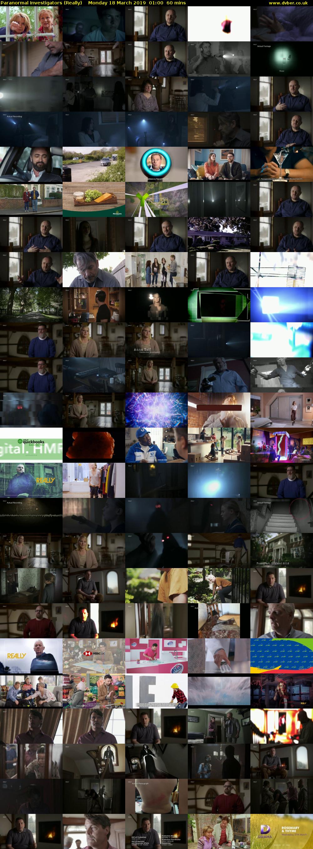 Paranormal Investigators (Really) Monday 18 March 2019 01:00 - 02:00