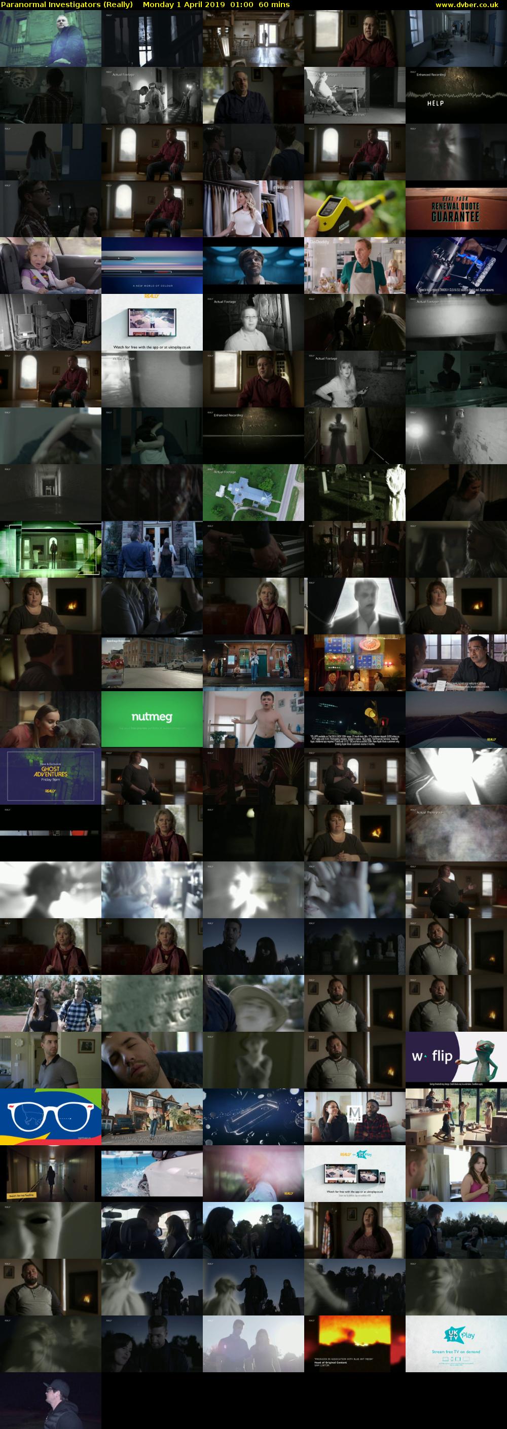 Paranormal Investigators (Really) Monday 1 April 2019 01:00 - 02:00