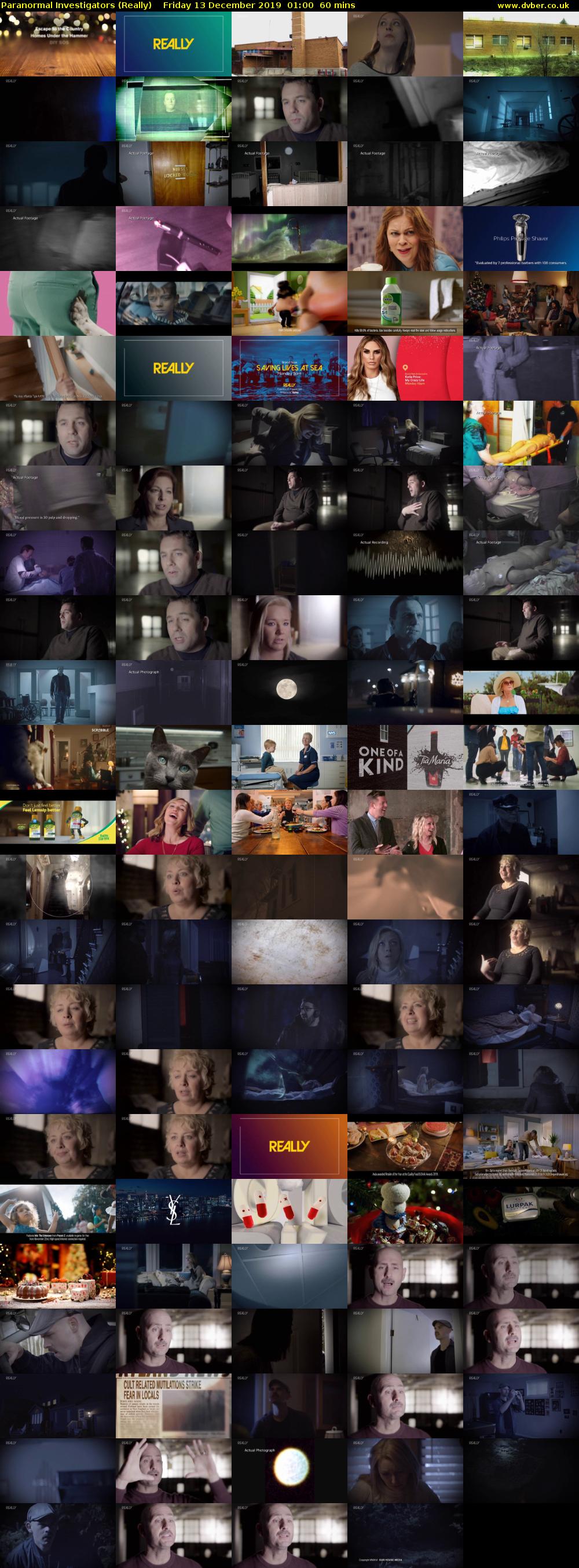 Paranormal Investigators (Really) Friday 13 December 2019 01:00 - 02:00