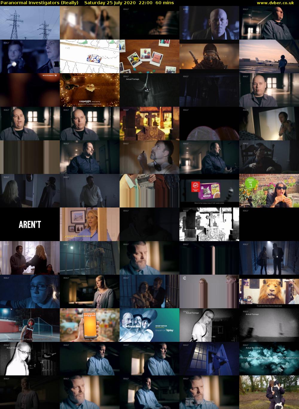 Paranormal Investigators (Really) Saturday 25 July 2020 22:00 - 23:00
