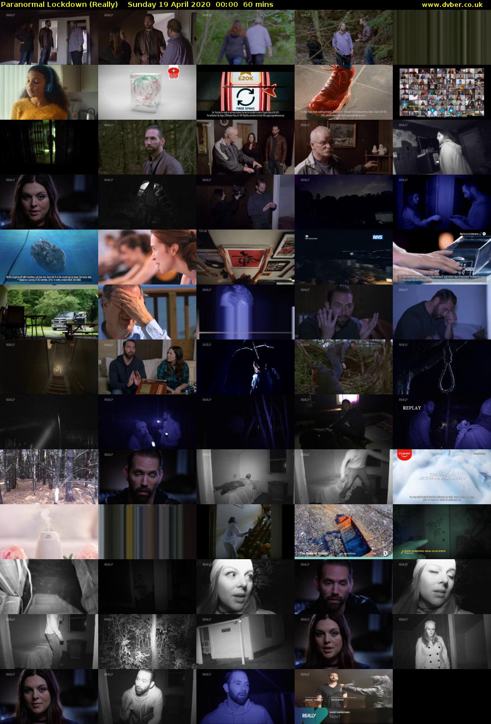 Paranormal Lockdown (Really) Sunday 19 April 2020 00:00 - 01:00