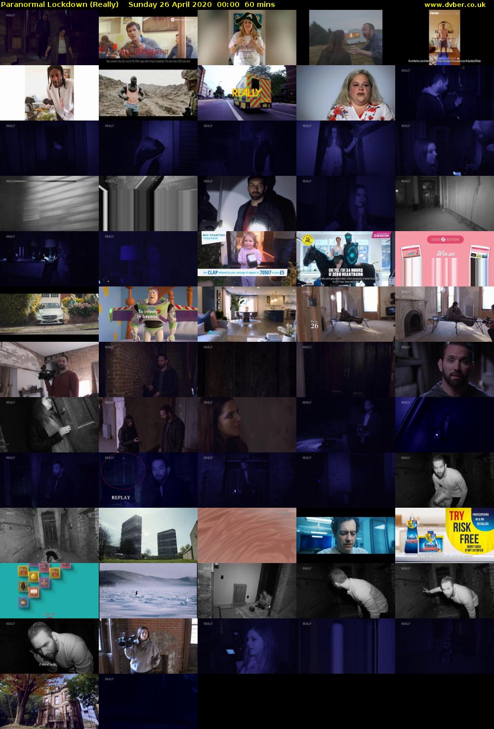 Paranormal Lockdown (Really) Sunday 26 April 2020 00:00 - 01:00
