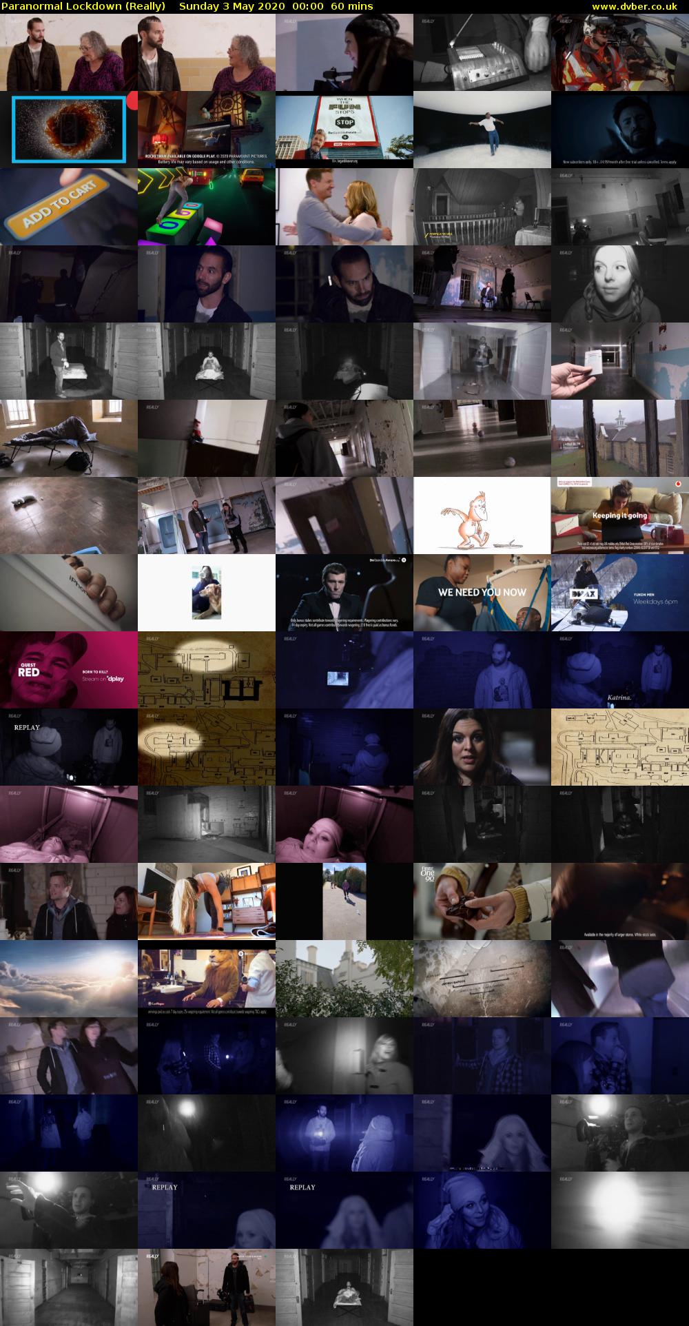 Paranormal Lockdown (Really) Sunday 3 May 2020 00:00 - 01:00