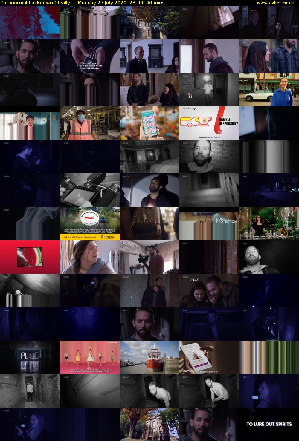 Paranormal Lockdown (Really) Monday 27 July 2020 23:00 - 00:00