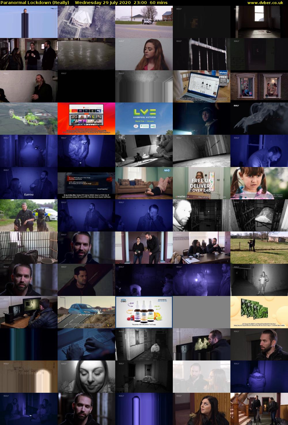 Paranormal Lockdown (Really) Wednesday 29 July 2020 23:00 - 00:00