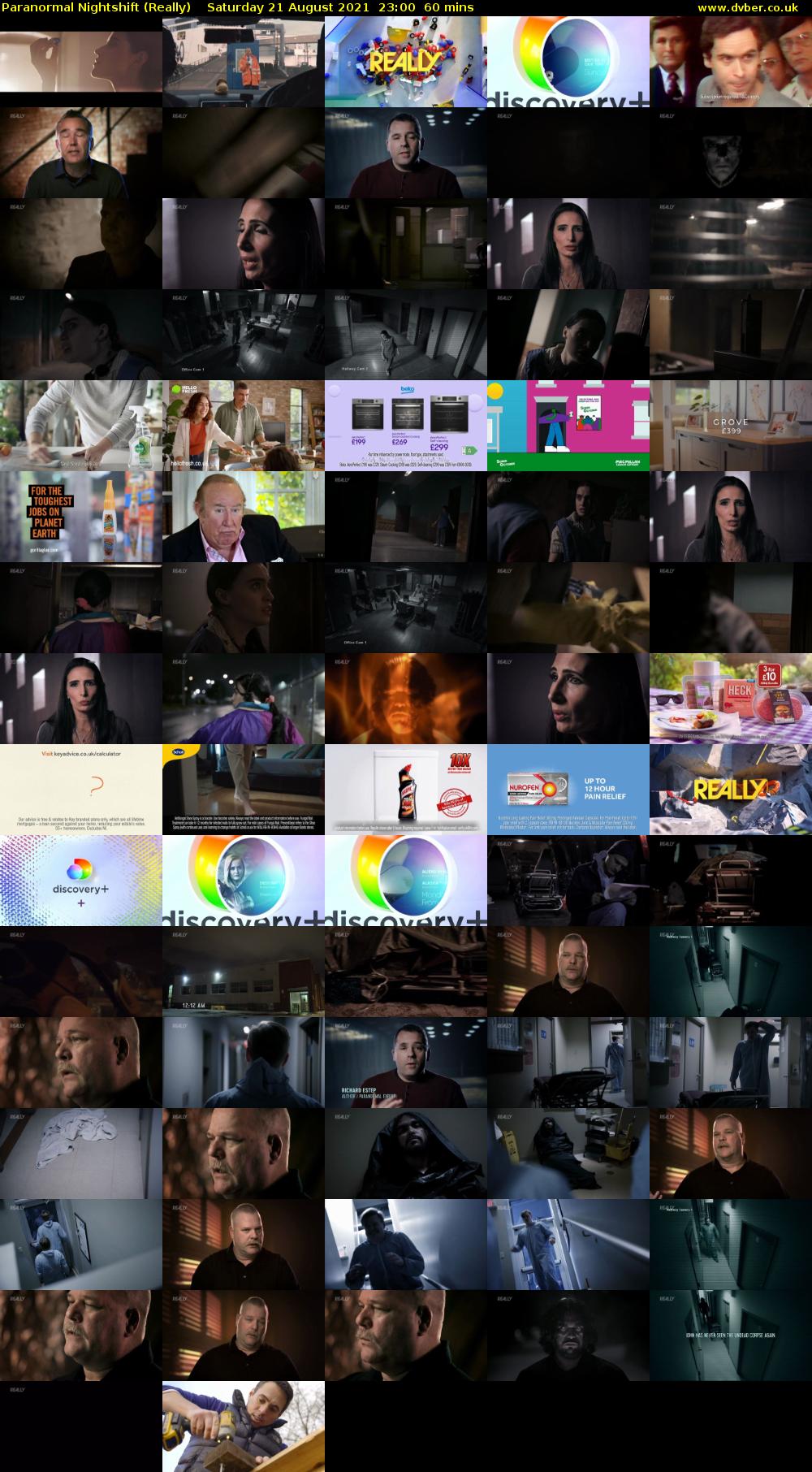 Paranormal Nightshift (Really) Sunday 22 August 2021 00:00 - 01:00