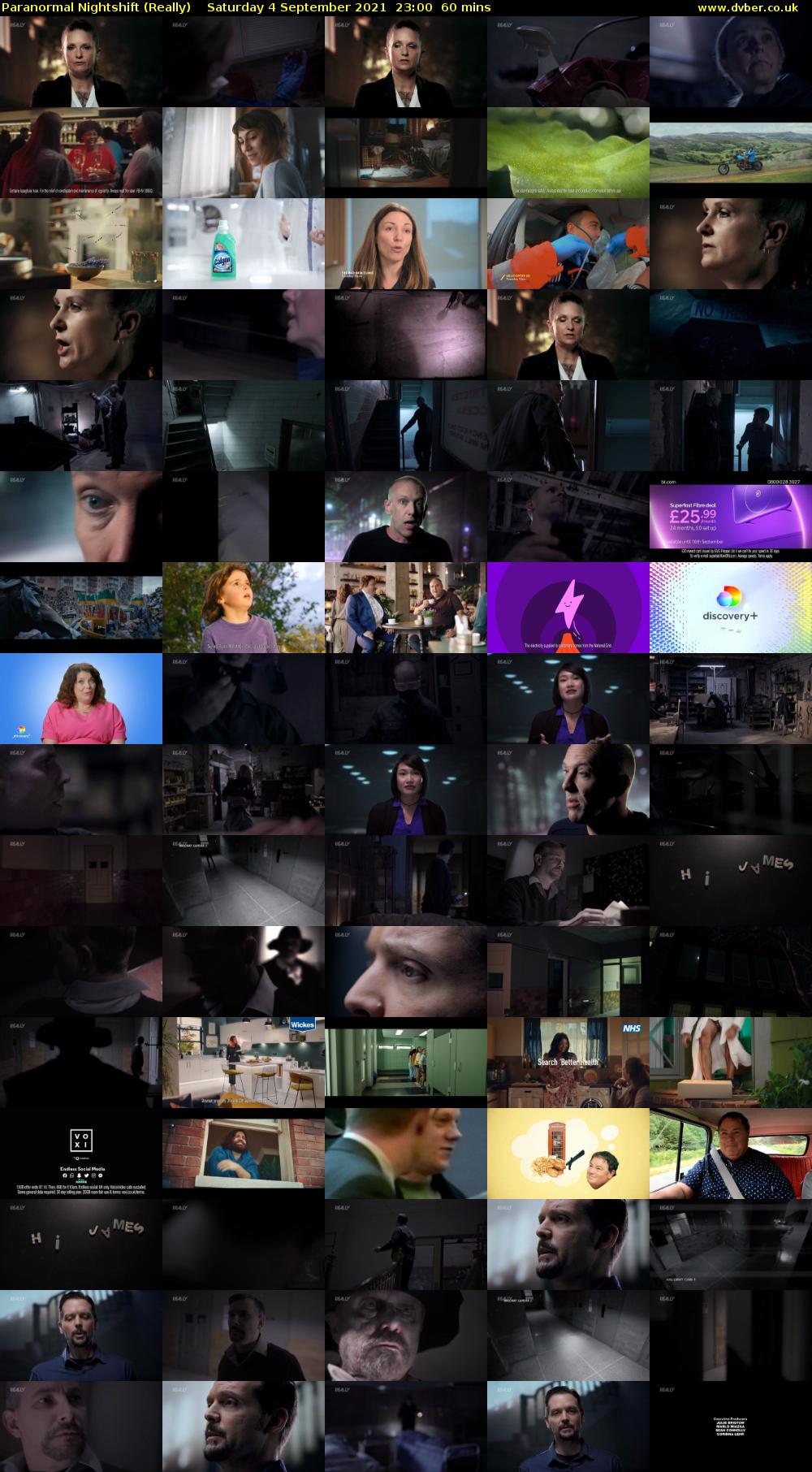Paranormal Nightshift (Really) Sunday 5 September 2021 00:00 - 01:00