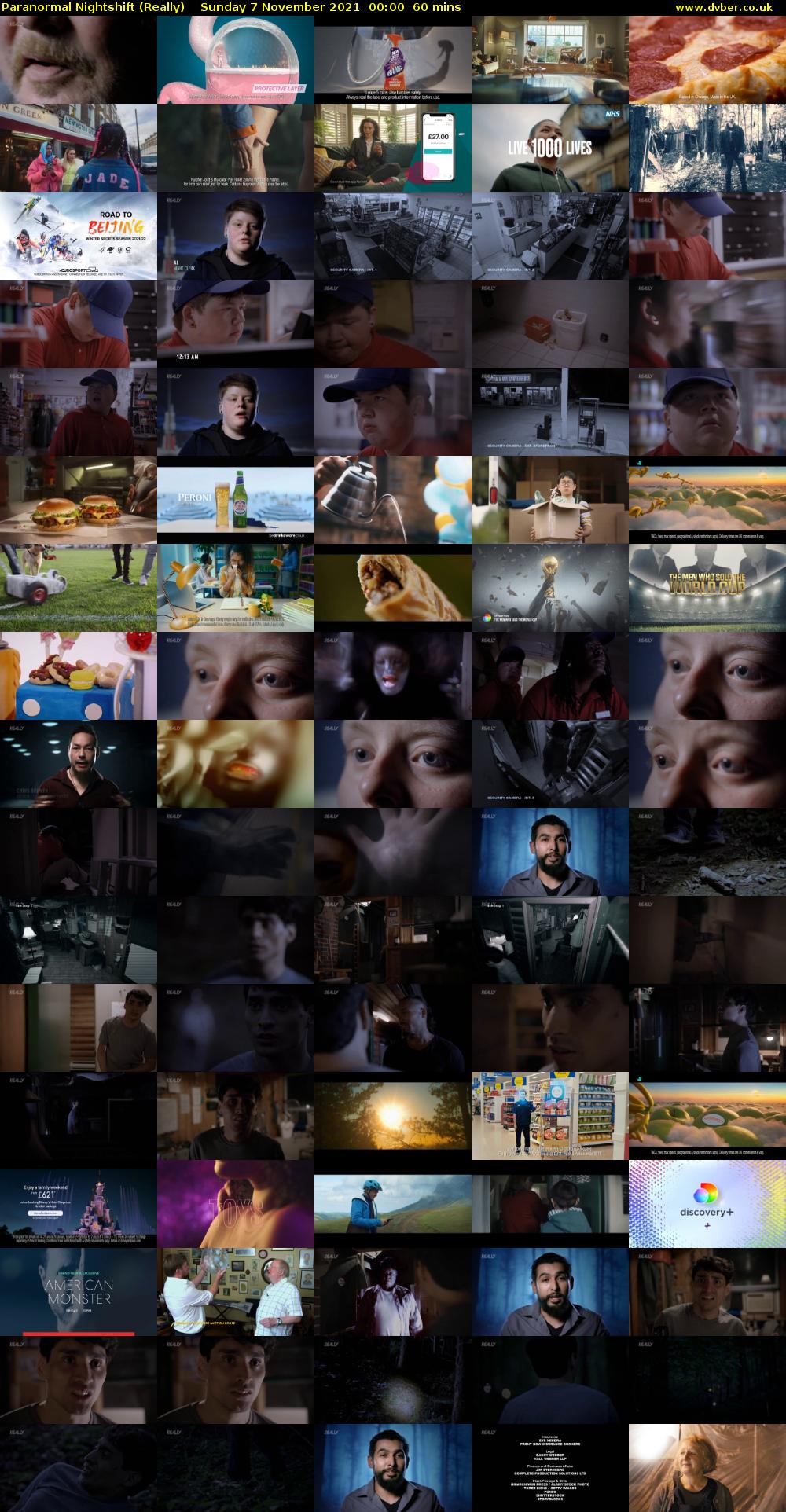 Paranormal Nightshift (Really) Sunday 7 November 2021 00:00 - 01:00