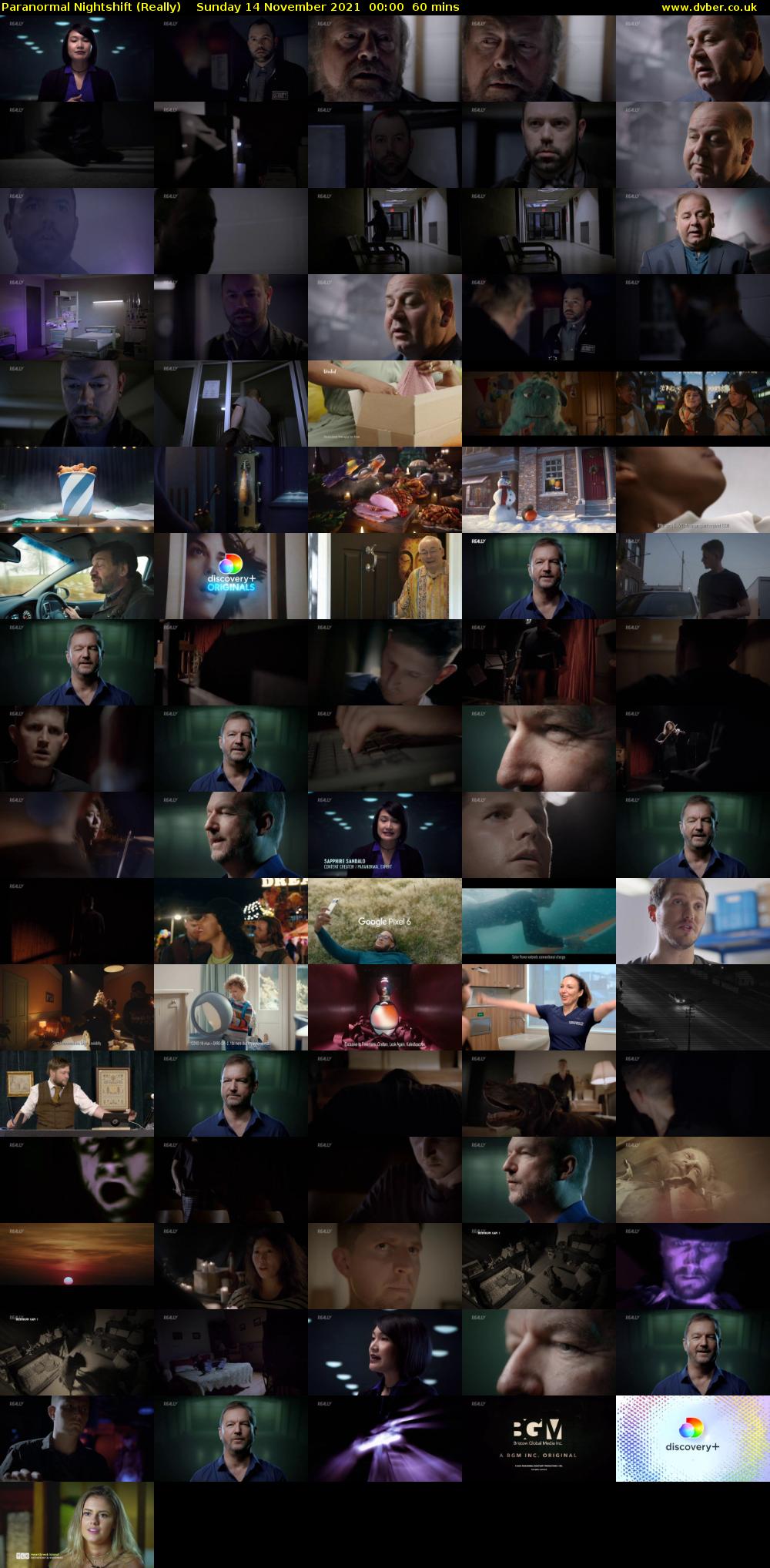 Paranormal Nightshift (Really) Sunday 14 November 2021 00:00 - 01:00