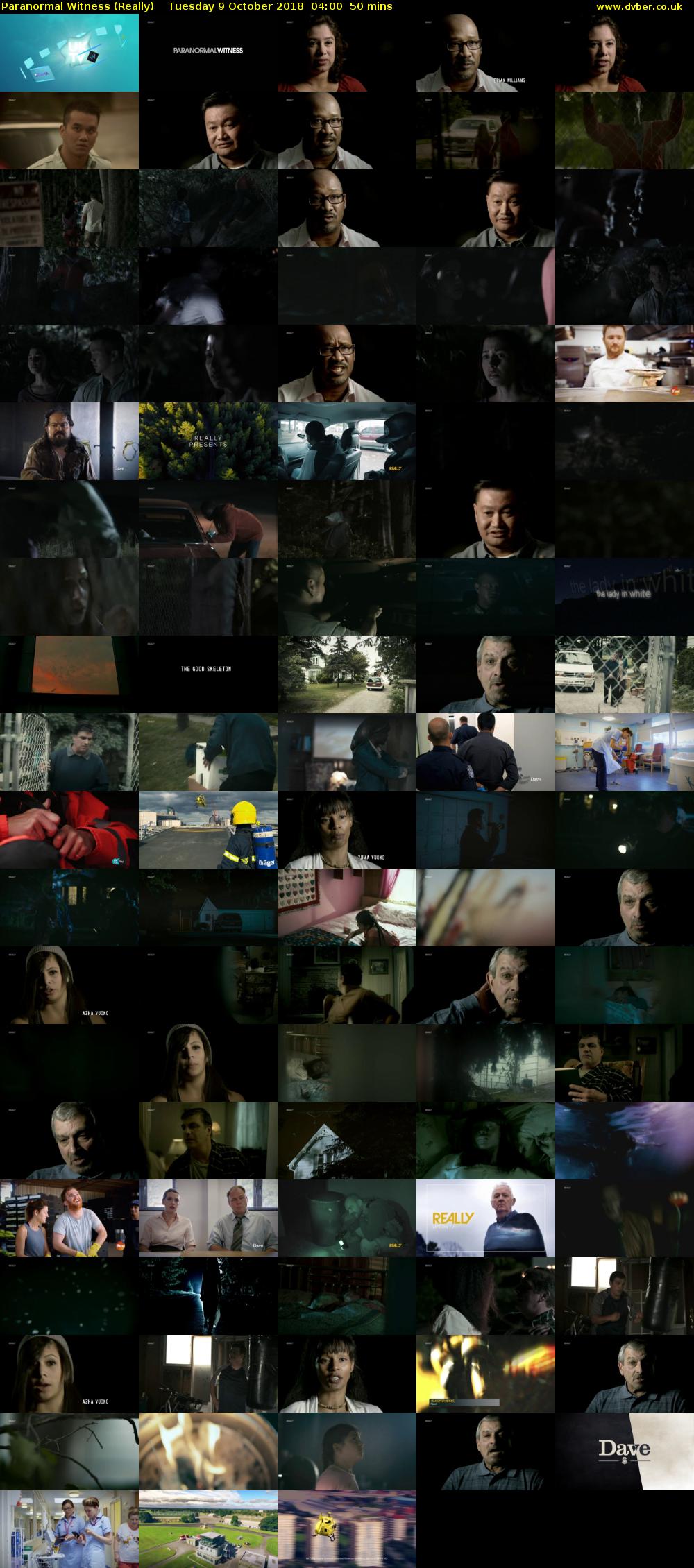 Paranormal Witness (Really) Tuesday 9 October 2018 04:00 - 04:50