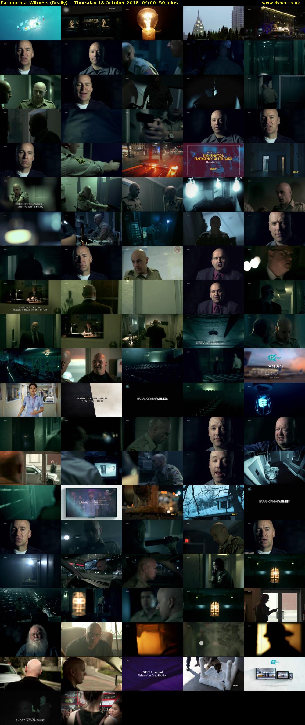 Paranormal Witness (Really) Thursday 18 October 2018 04:00 - 04:50