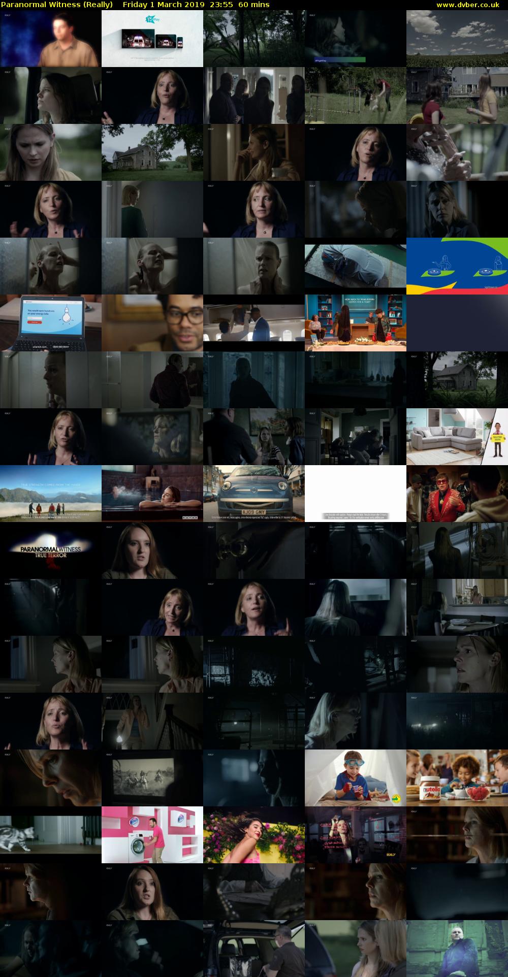 Paranormal Witness (Really) Friday 1 March 2019 23:55 - 00:55