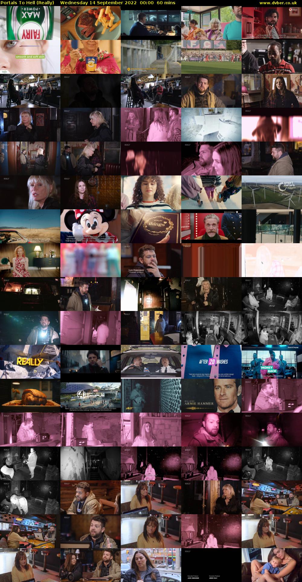 Portals To Hell (Really) Wednesday 14 September 2022 00:00 - 01:00