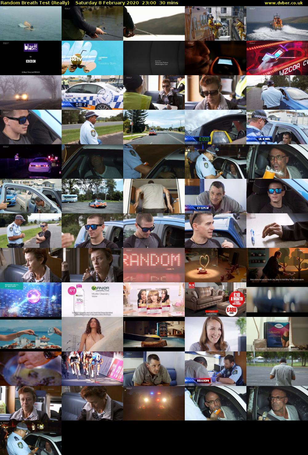 Random Breath Test (Really) Saturday 8 February 2020 23:00 - 23:30