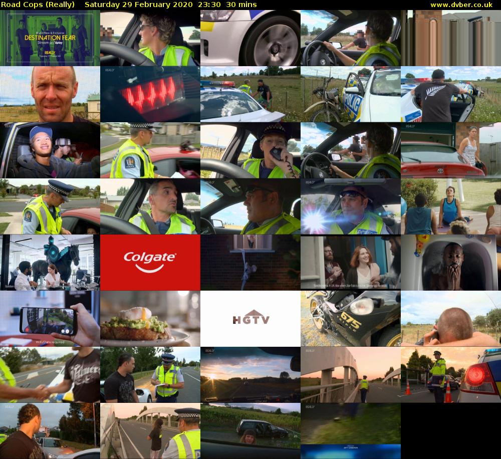 Road Cops (Really) Saturday 29 February 2020 23:30 - 00:00
