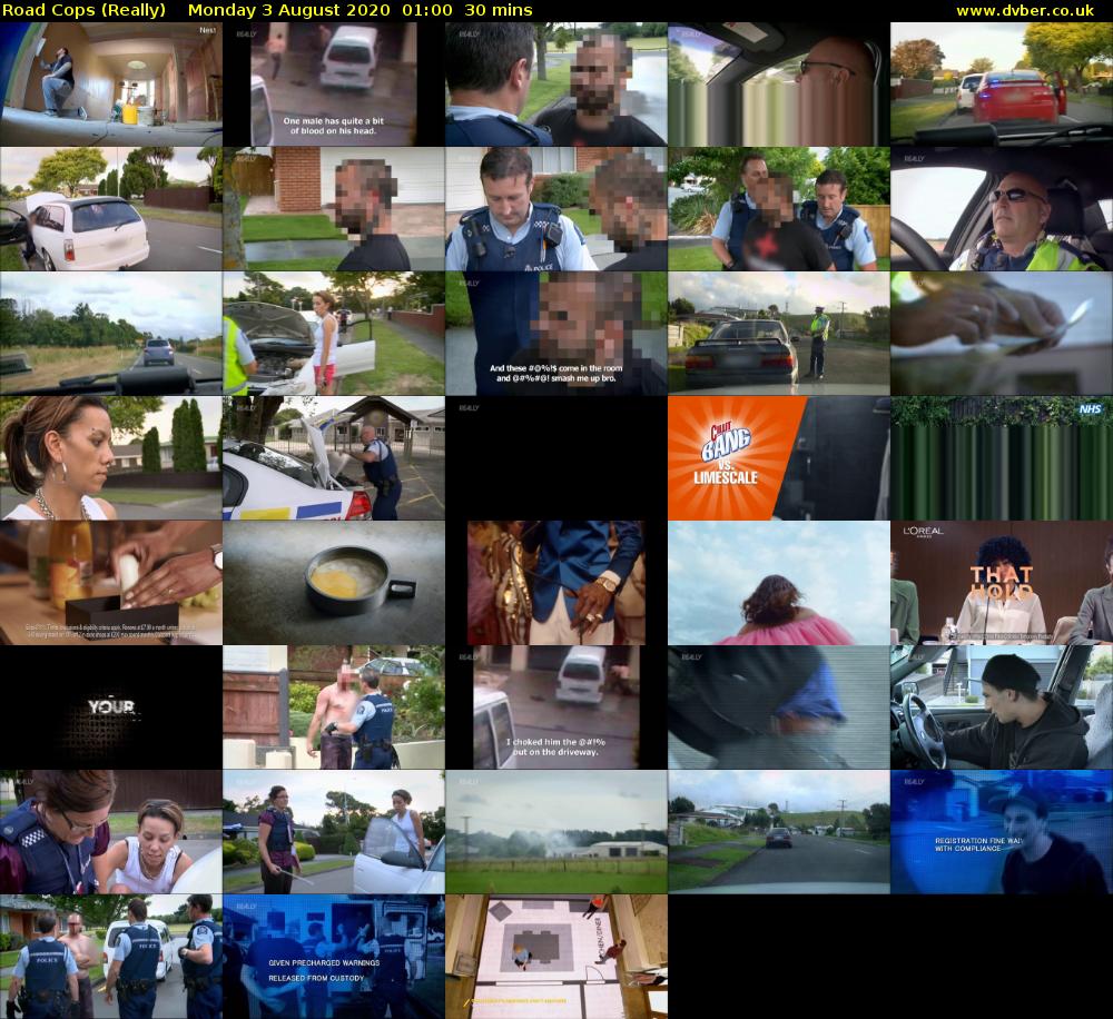 Road Cops (Really) Monday 3 August 2020 01:00 - 01:30