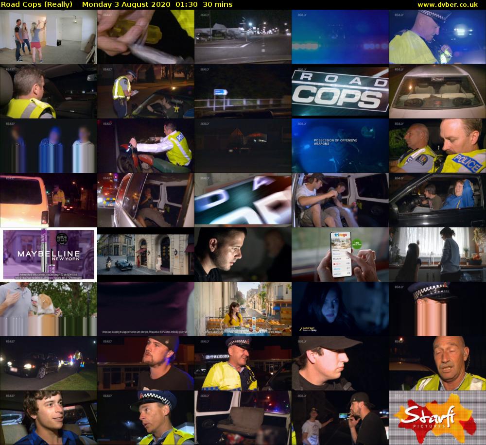 Road Cops (Really) Monday 3 August 2020 01:30 - 02:00