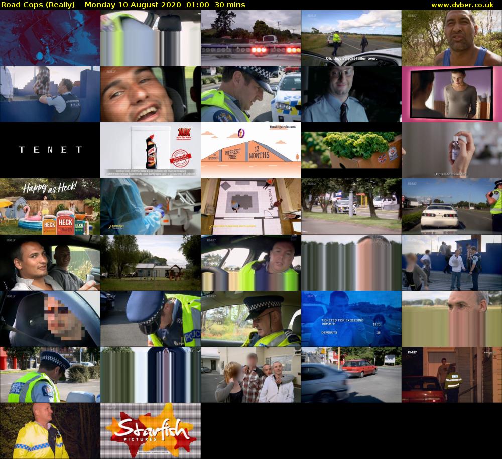 Road Cops (Really) Monday 10 August 2020 01:00 - 01:30