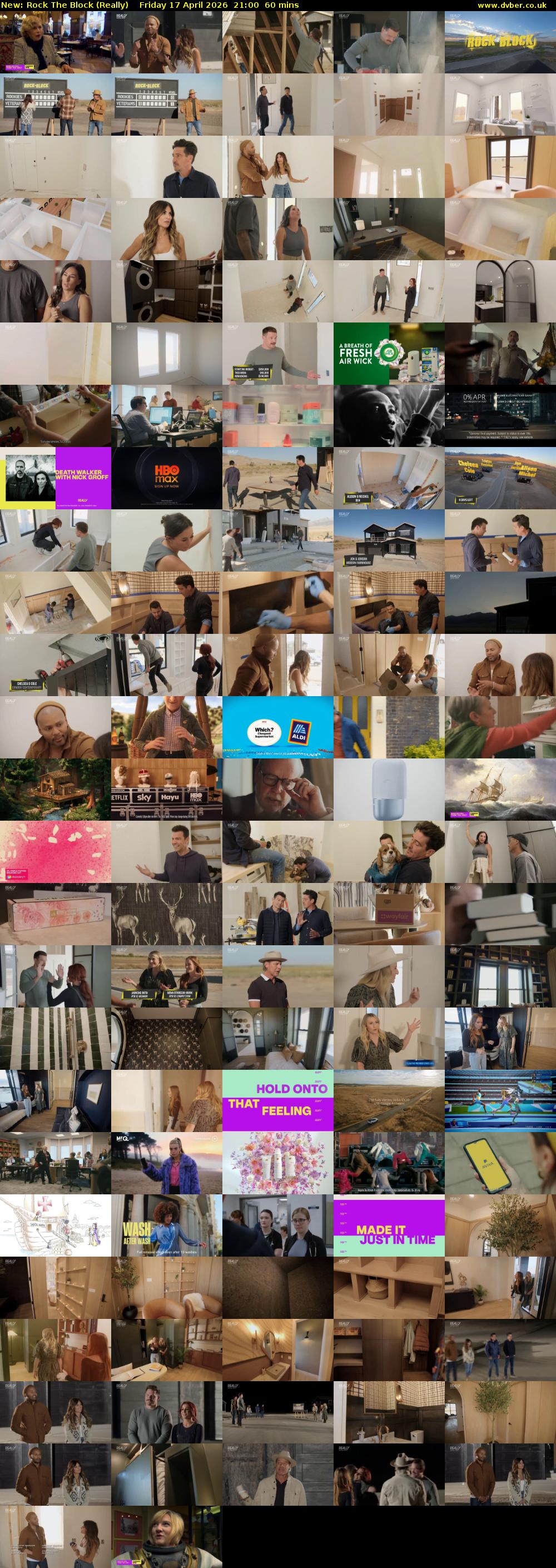 Rock The Block (Really) Friday 17 April 2026 21:00 - 22:00