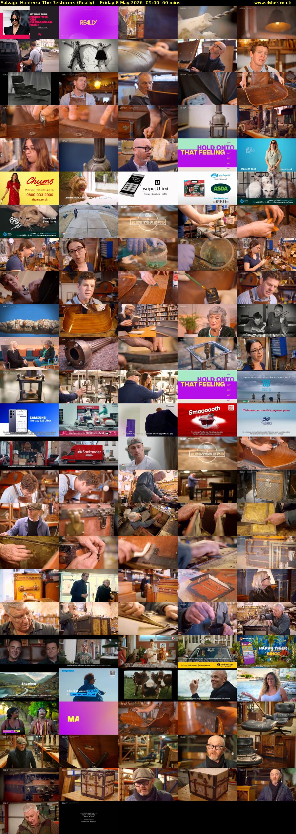 Salvage Hunters: The Restorers (Really) Friday 8 May 2026 09:00 - 10:00