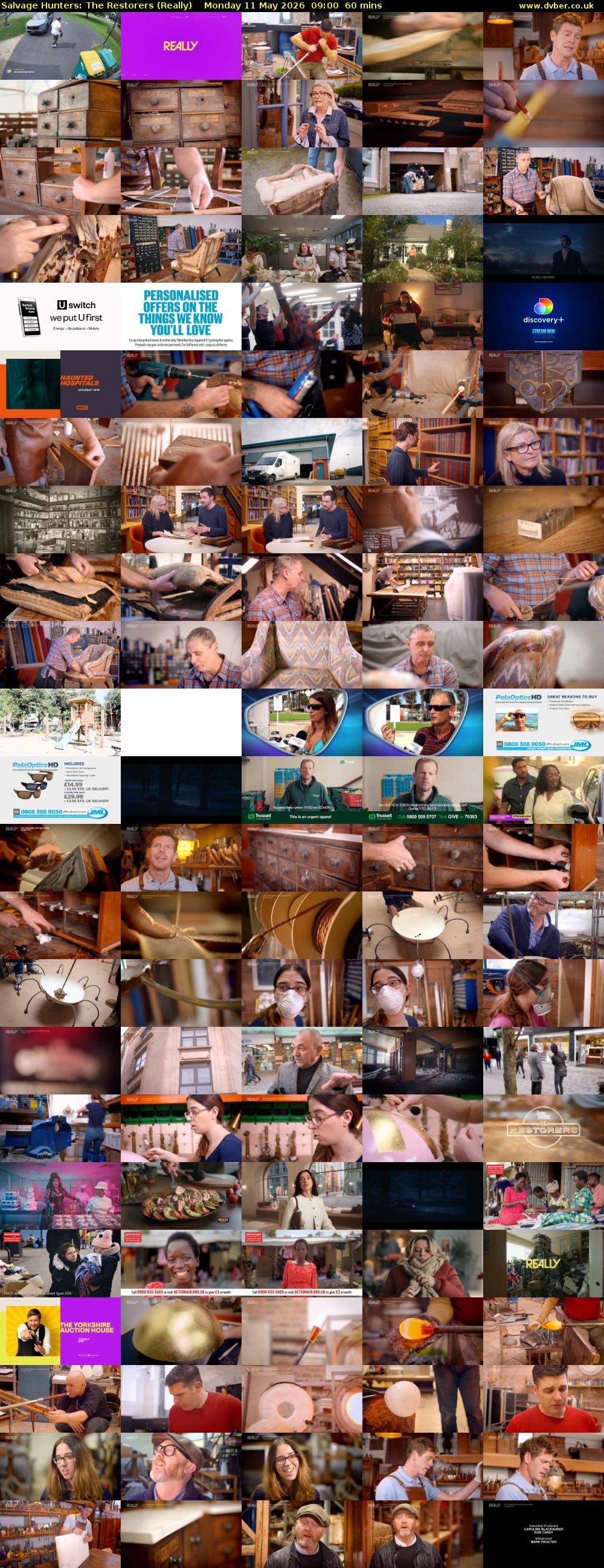 Salvage Hunters: The Restorers (Really) Monday 11 May 2026 09:00 - 10:00