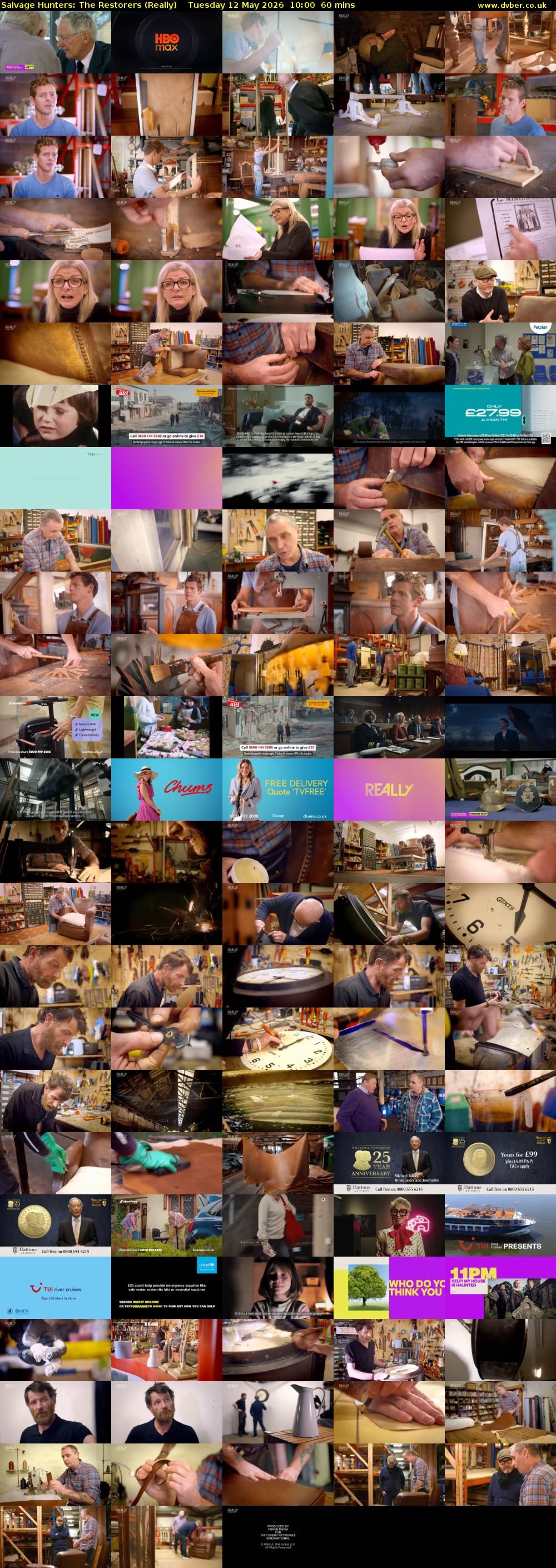 Salvage Hunters: The Restorers (Really) Tuesday 12 May 2026 10:00 - 11:00