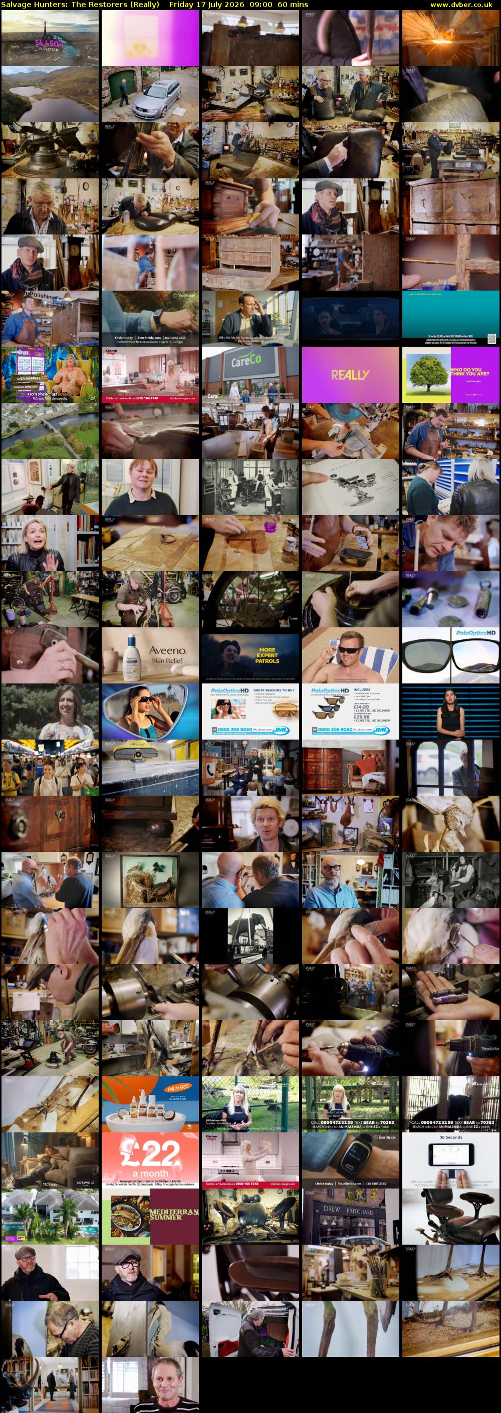 Salvage Hunters: The Restorers (Really) Friday 17 July 2026 09:00 - 10:00