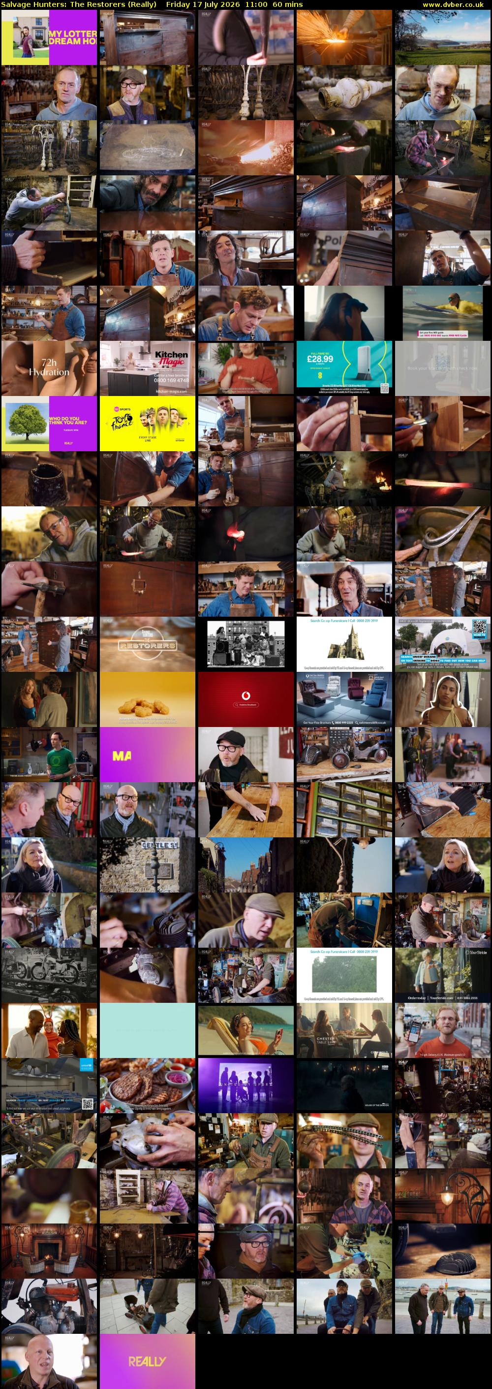 Salvage Hunters: The Restorers (Really) Friday 17 July 2026 11:00 - 12:00