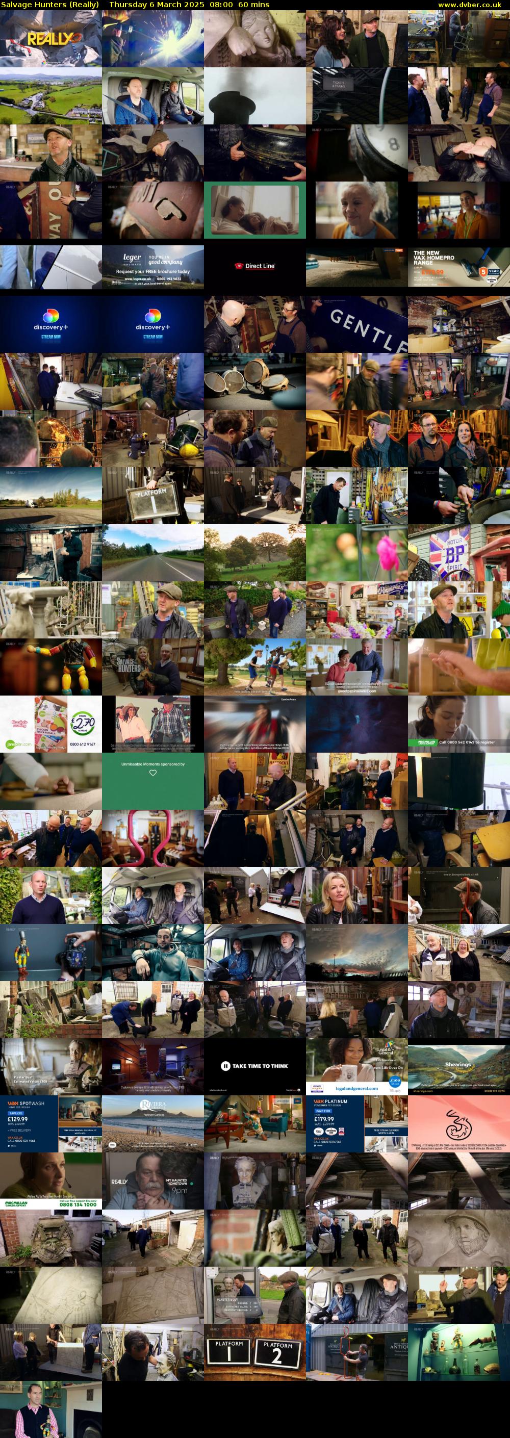 Salvage Hunters (Really) Thursday 6 March 2025 08:00 - 09:00