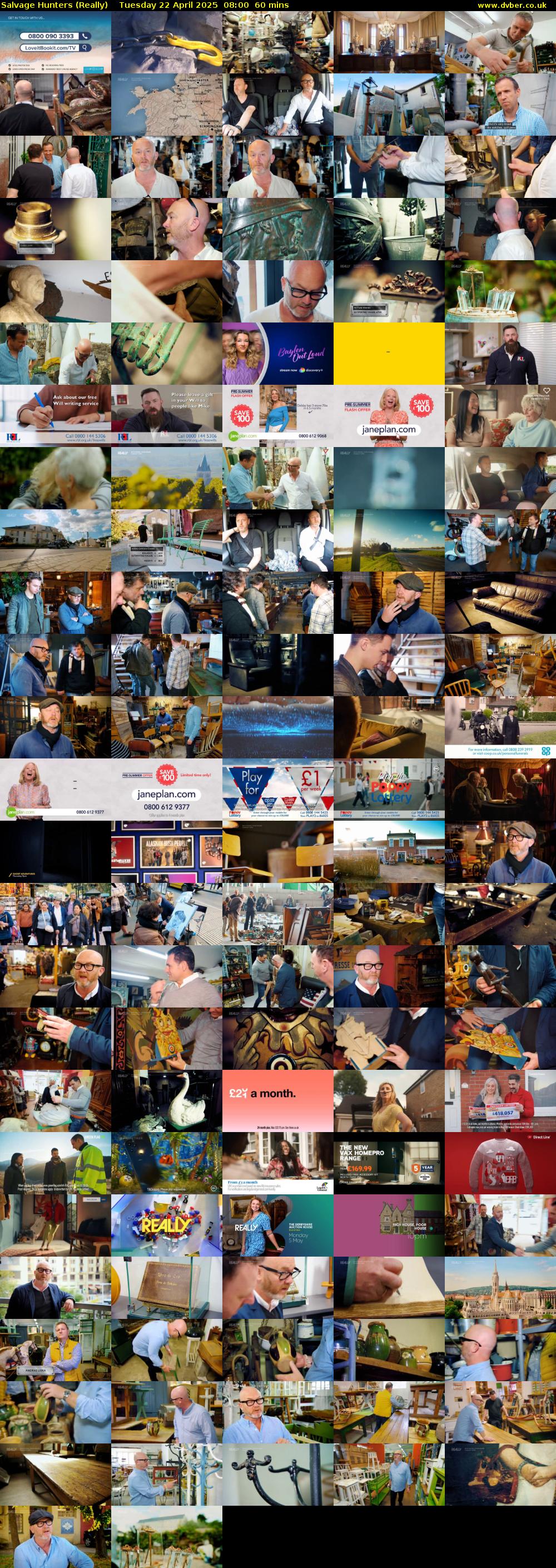 Salvage Hunters (Really) Tuesday 22 April 2025 08:00 - 09:00