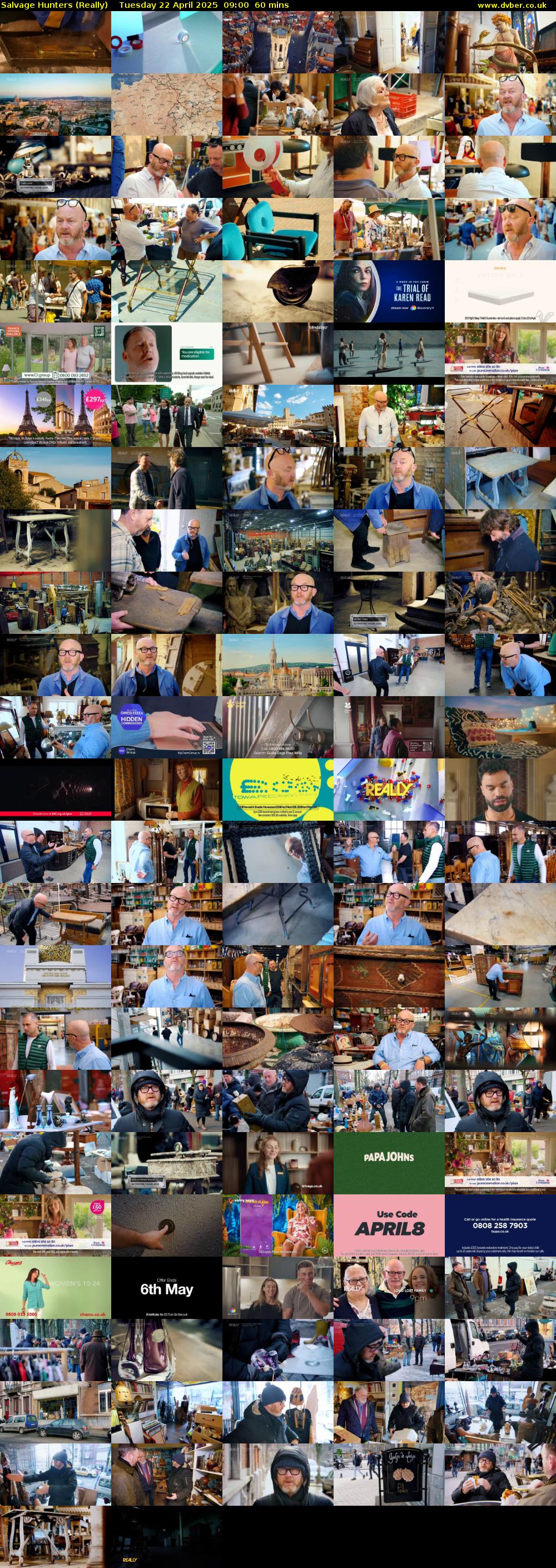Salvage Hunters (Really) Tuesday 22 April 2025 09:00 - 10:00