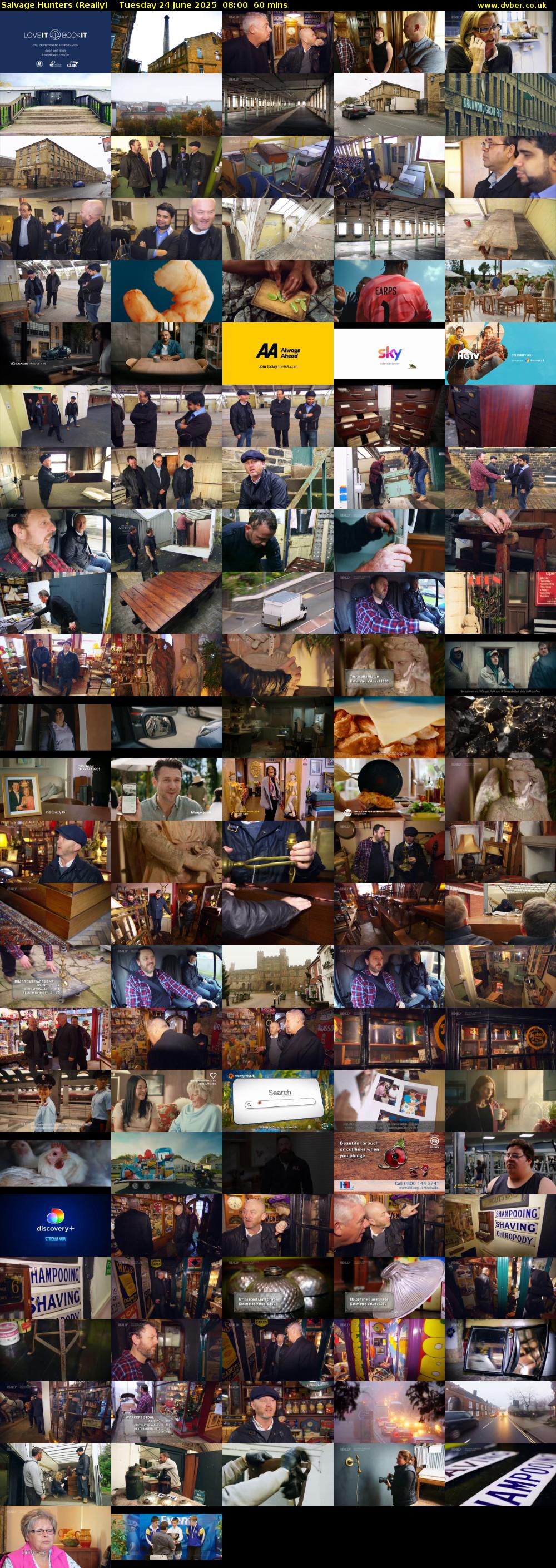 Salvage Hunters (Really) Tuesday 24 June 2025 08:00 - 09:00