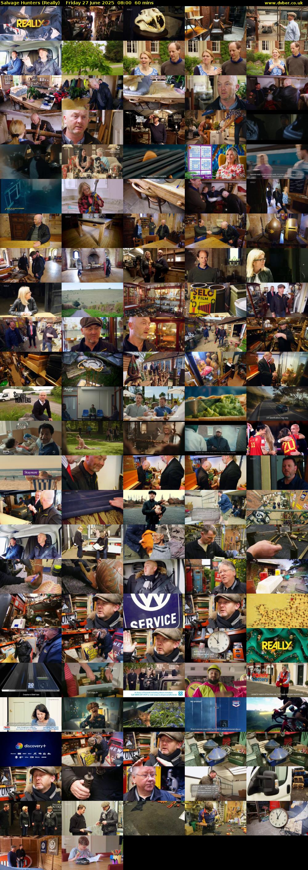Salvage Hunters (Really) Friday 27 June 2025 08:00 - 09:00