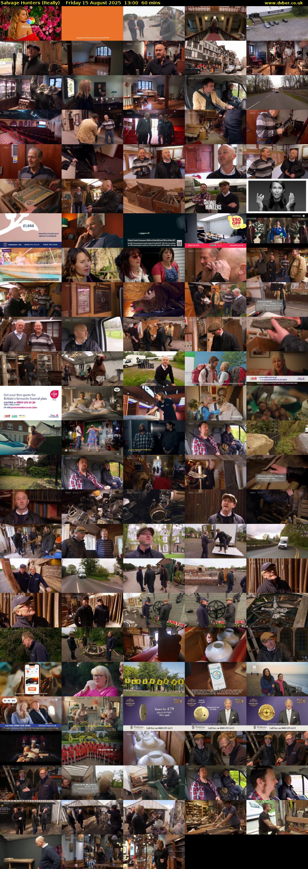 Salvage Hunters (Really) Friday 15 August 2025 13:00 - 14:00
