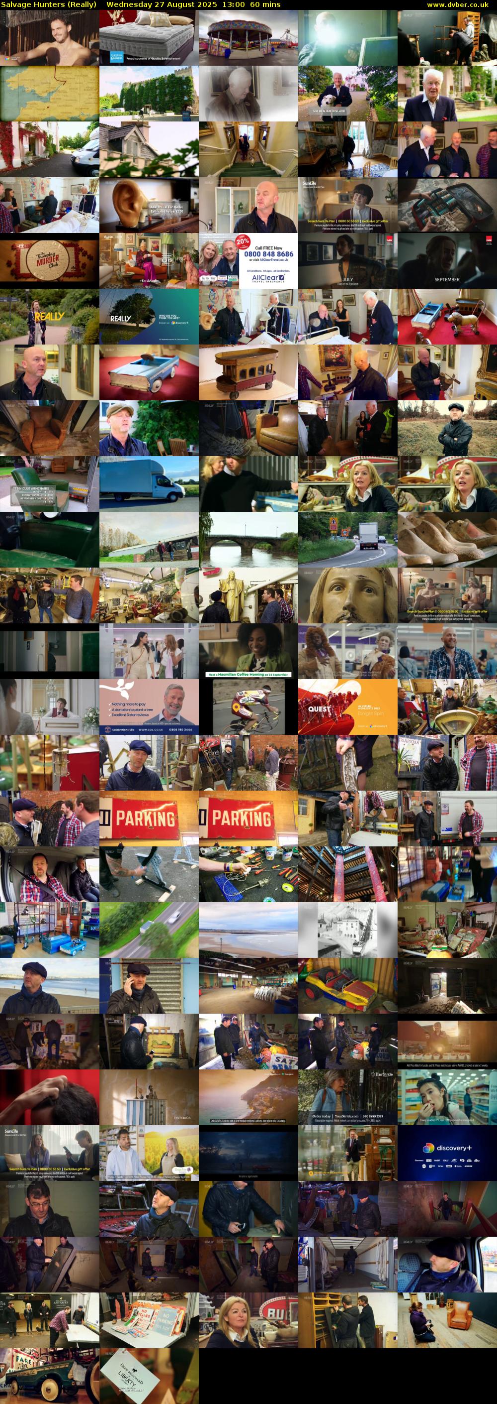 Salvage Hunters (Really) Wednesday 27 August 2025 13:00 - 14:00