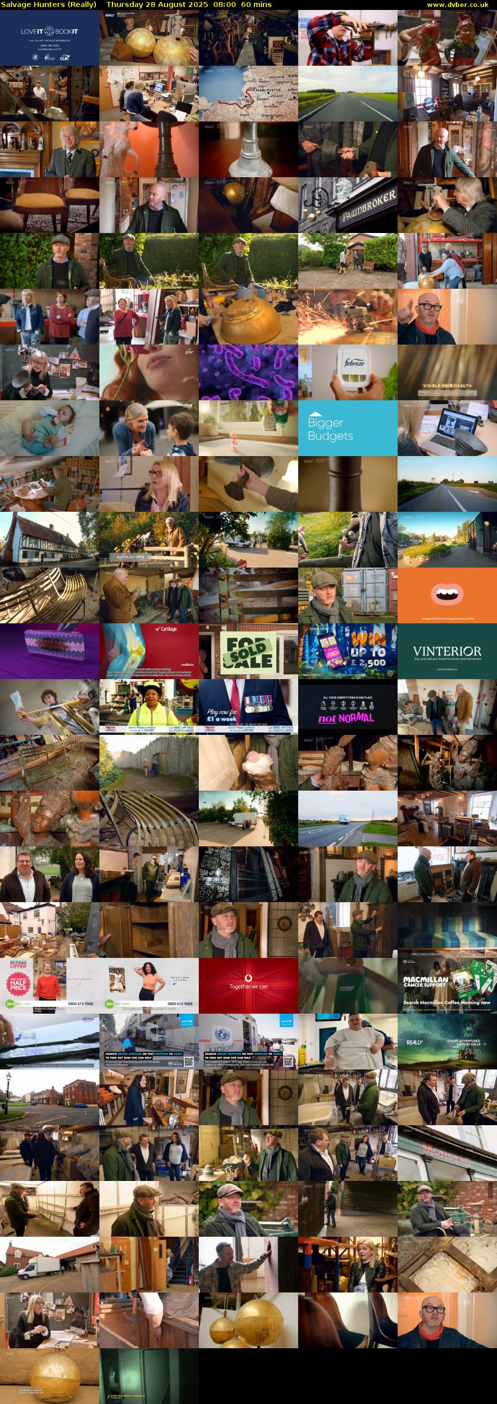 Salvage Hunters (Really) Thursday 28 August 2025 08:00 - 09:00