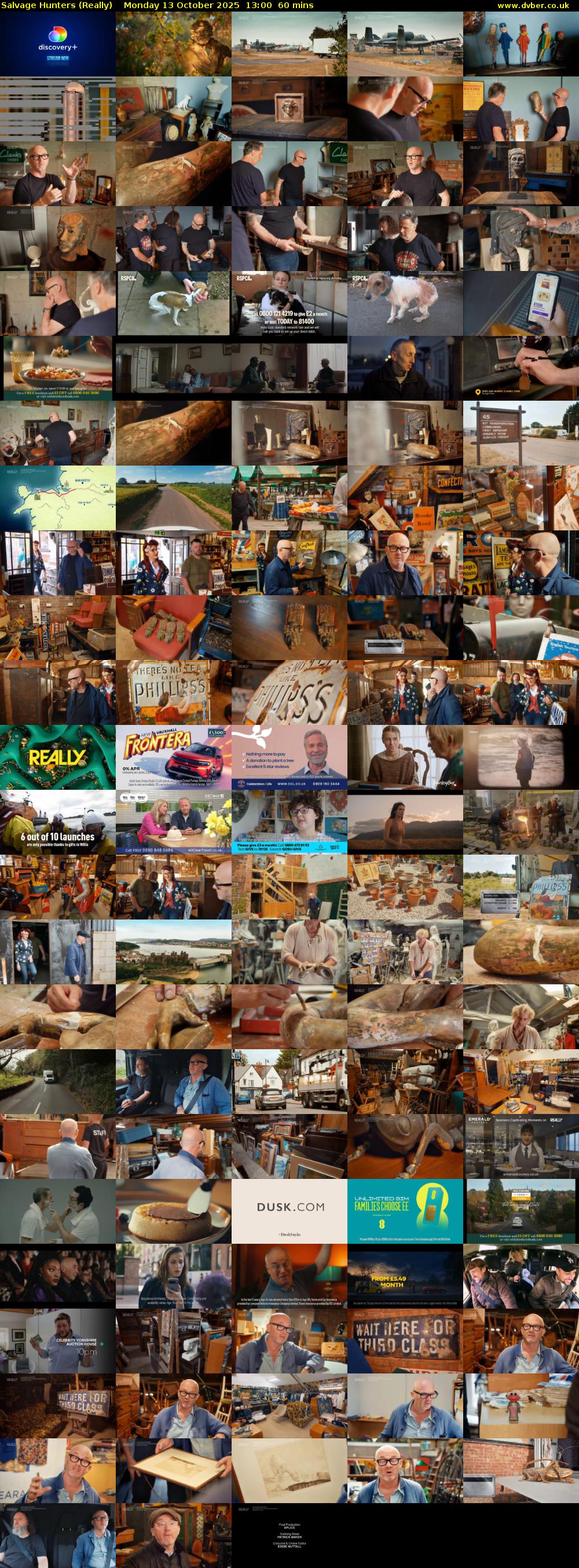 Salvage Hunters (Really) Monday 13 October 2025 13:00 - 14:00