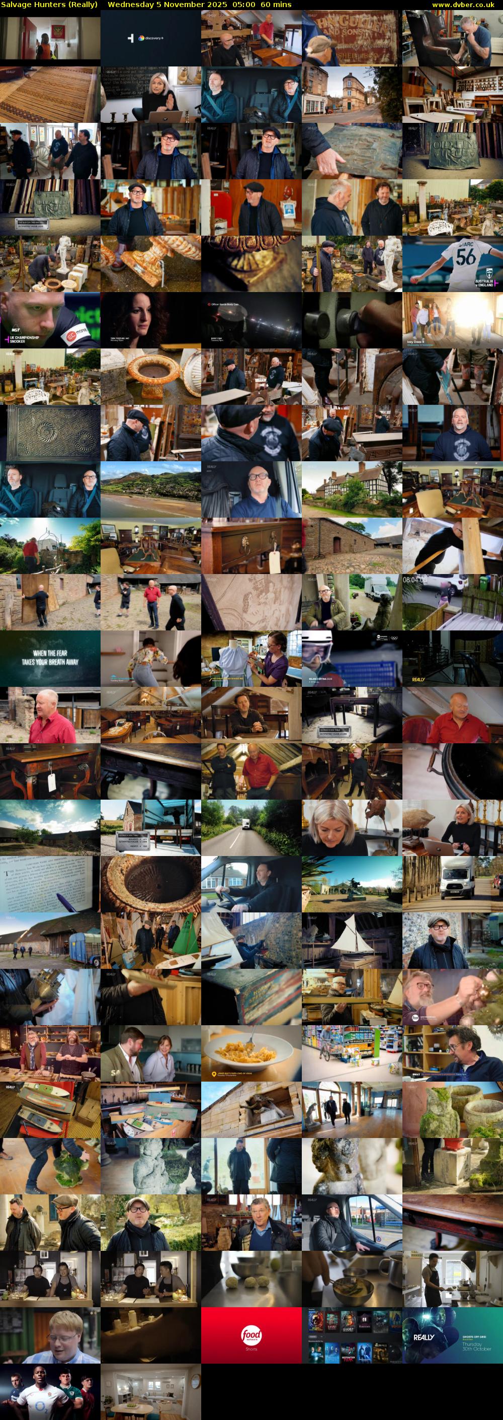 Salvage Hunters (Really) Wednesday 5 November 2025 05:00 - 06:00