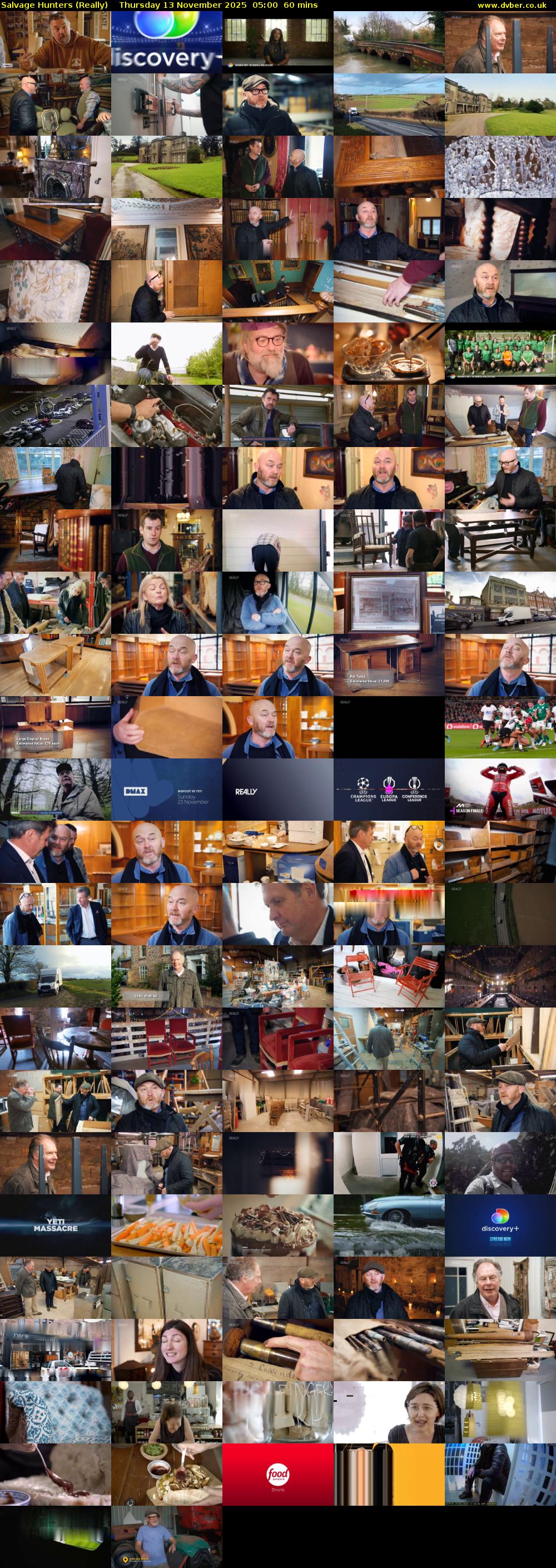 Salvage Hunters (Really) Thursday 13 November 2025 05:00 - 06:00